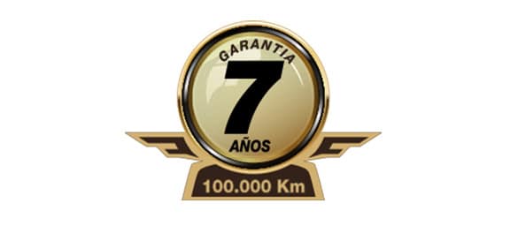 Garantía Ambacar de 7 años o 100 mil Km