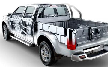 Pick up Ambacar Great Wall Wingle 7 doble cabina estructura con barras de protección